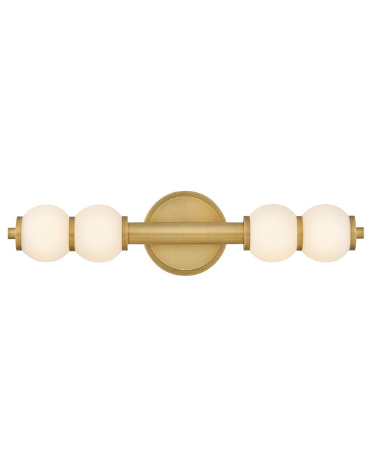 Trigo LED Wall Sconce in Lacquered Brass