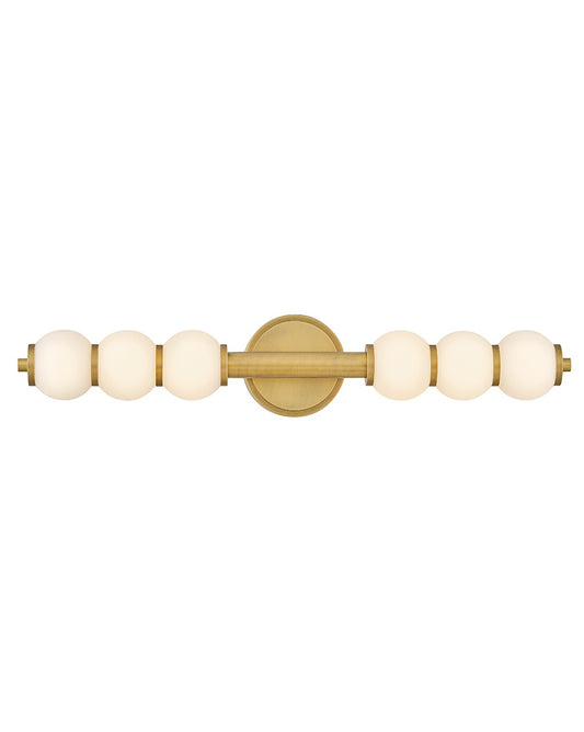 Trigo LED Wall Sconce in Lacquered Brass