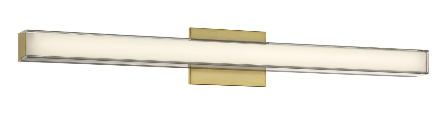 Sconce LED Bath Vanity in Ashen Brass