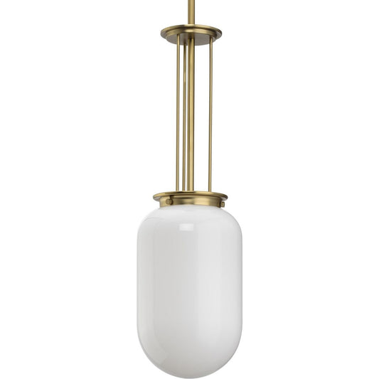 Alisse One Light Pendant in Brushed Gold