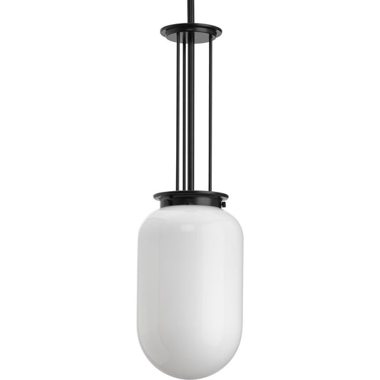 Alisse One Light Pendant in Matte Black