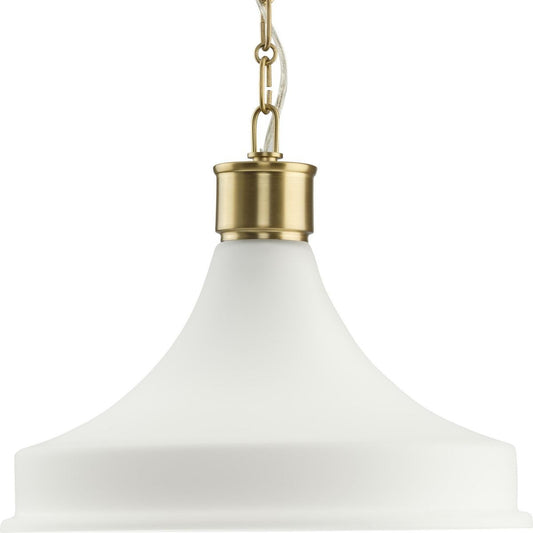 Graelyn One Light Pendant in Brushed Gold