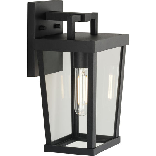Tryon One Light Outdoor Wall Lantern in Black