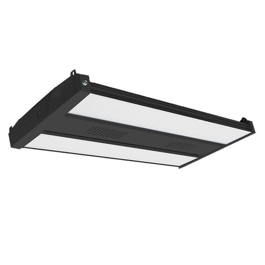 Double-Lens Linear High Bay in Black