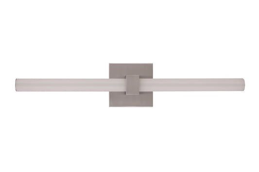 Linear LED Vanity in Brushed Polished Nickel