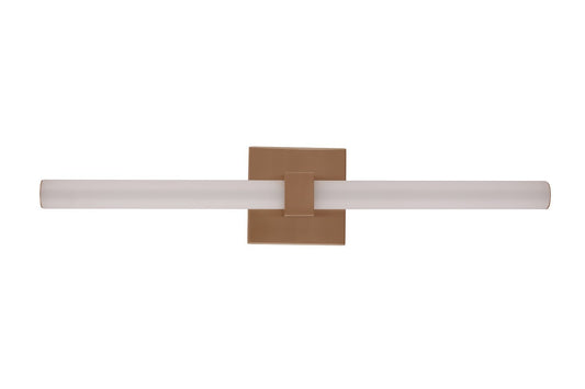 Linear LED Vanity in Satin Brass