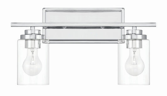Clark Two Light Vanity in Chrome
