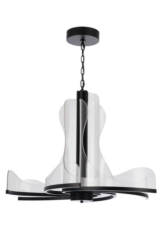 Craftmade - 59627-FB-LED - LED Chandelier - Estrella - Flat Black