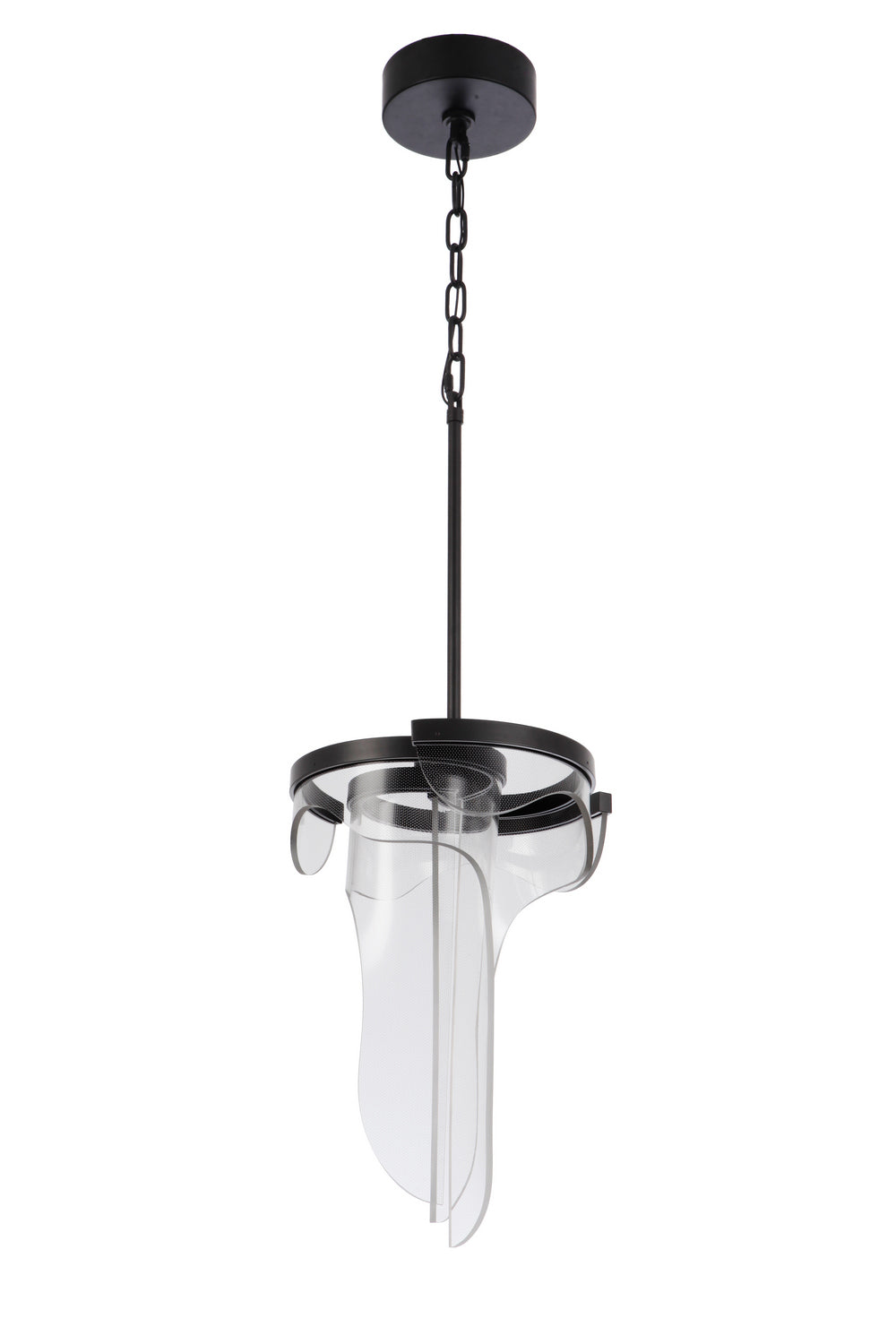 Estrella LED Pendant in Flat Black