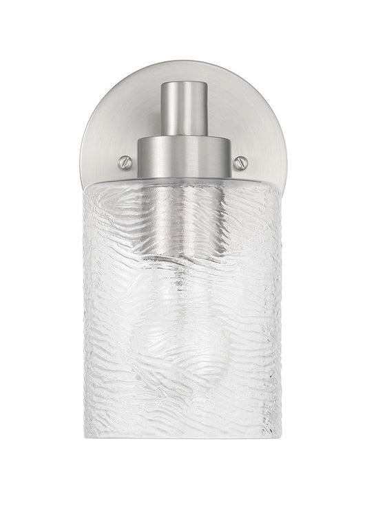 Lyndsey One Light Wall Sconce in Brushed Polished Nickel