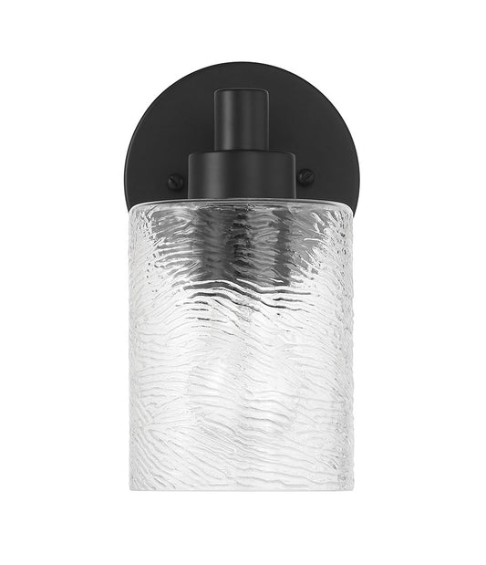 Lyndsey One Light Wall Sconce in Flat Black