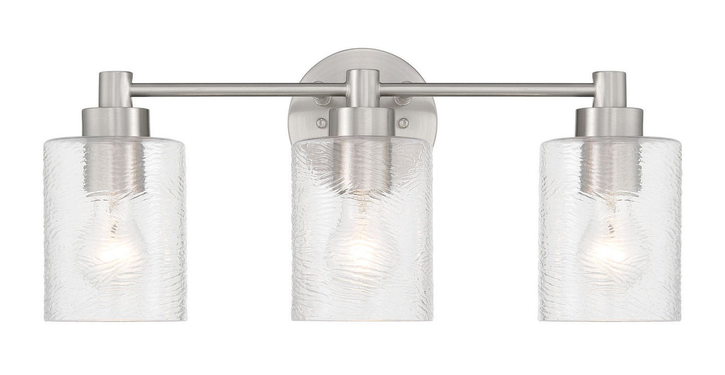 Craftmade - 60203-BNK - Three Light Vanity - Lyndsey - Brushed Polished Nickel