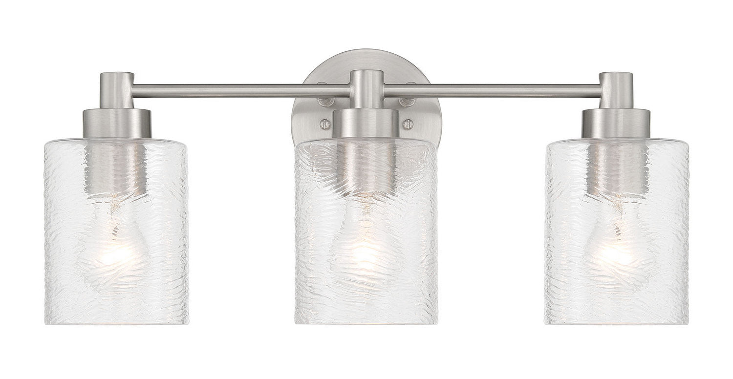 Craftmade - 60203-BNK - Three Light Vanity - Lyndsey - Brushed Polished Nickel