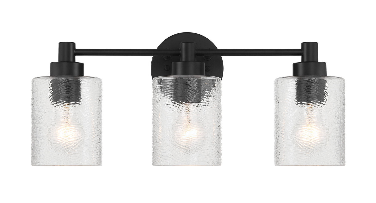 Craftmade - 60203-FB - Three Light Vanity - Lyndsey - Flat Black