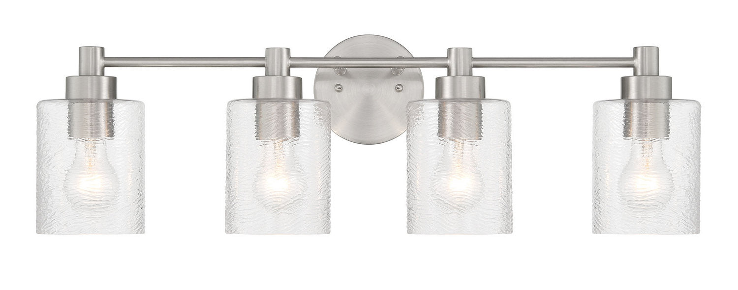 Craftmade - 60204-BNK - Four Light Vanity - Lyndsey - Brushed Polished Nickel