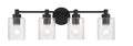 Craftmade - 60204-FB - Four Light Vanity - Lyndsey - Flat Black