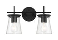 Craftmade - 60402-FB - Two Light Vanity - Connell - Flat Black