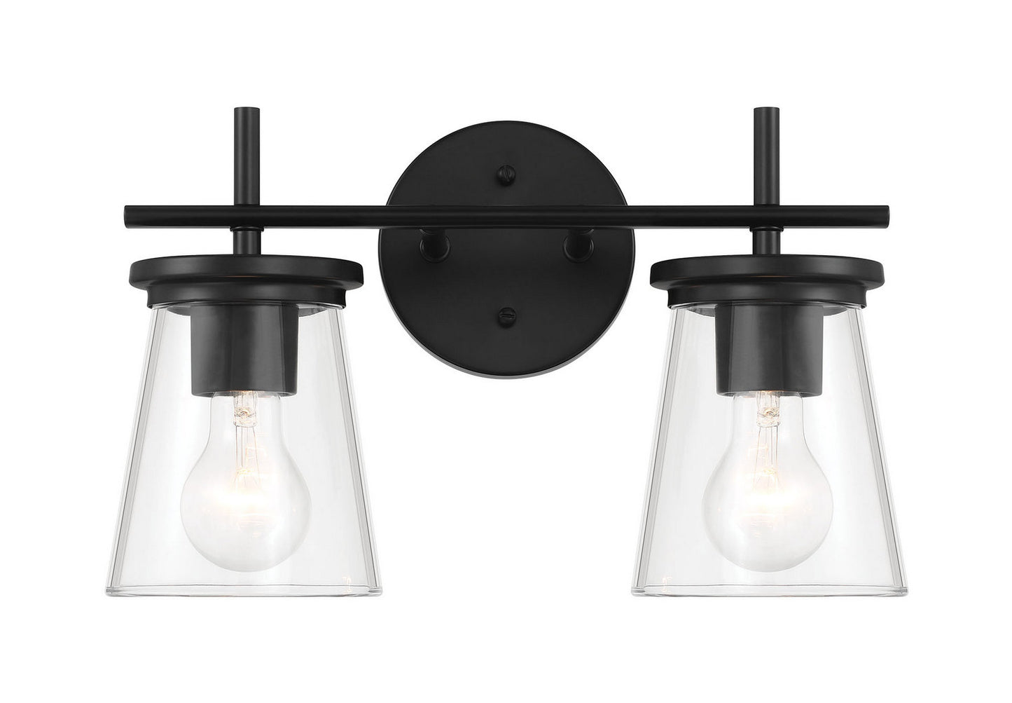 Craftmade - 60402-FB - Two Light Vanity - Connell - Flat Black