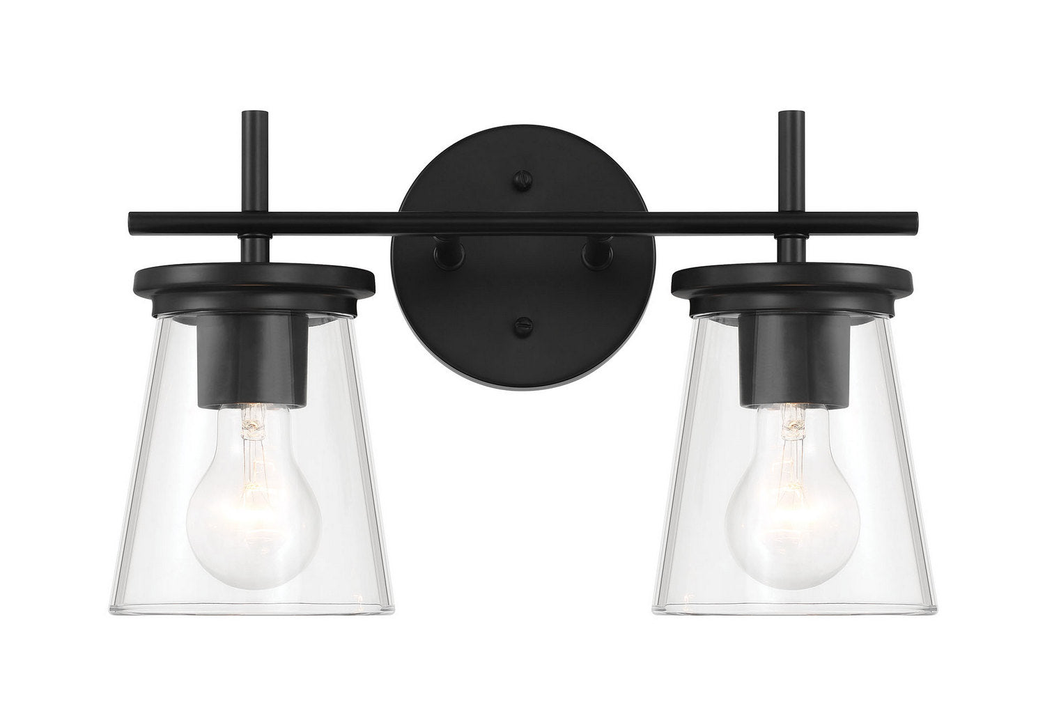 Craftmade - 60402-FB - Two Light Vanity - Connell - Flat Black