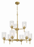 Craftmade - 60529-SB - Nine Light Chandelier - Claire - Satin Brass