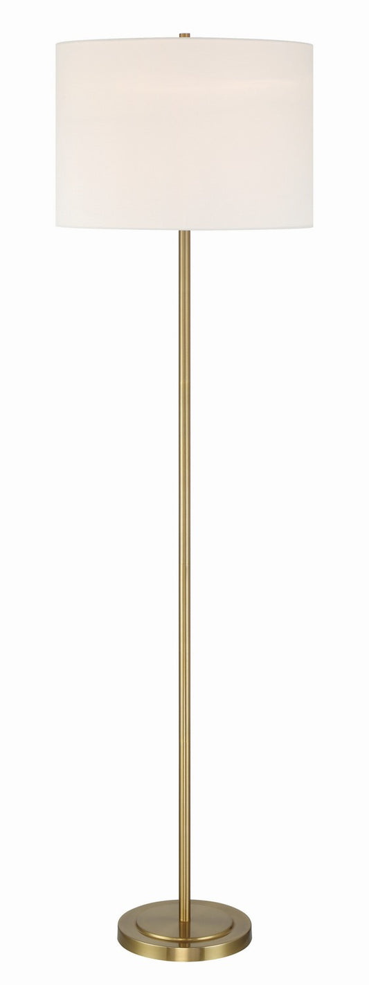 Craftmade - 87010SB-F - One Light Floor Lamp - Jones - Satin Brass