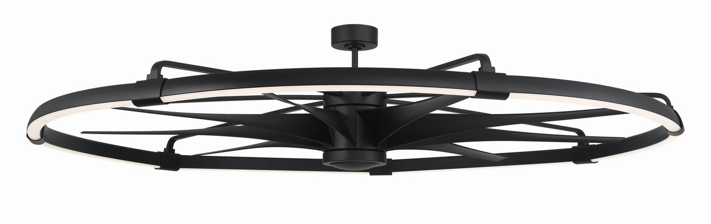 Craftmade - AXL80FB9 - 80" Ceiling Fan - Axel - Flat Black