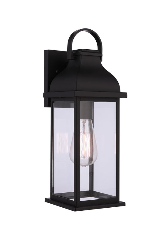 Bent Tree One Light Outdoor Wall Lantern in Midnight