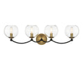 Kearney Park Four Light Bath Vanity in Coal
