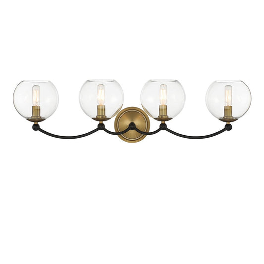Kearney Park Four Light Bath Vanity in Coal