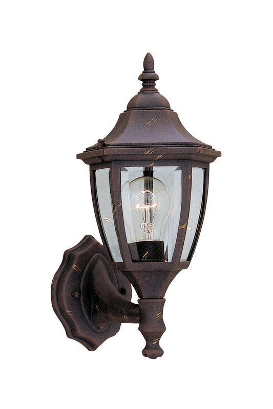 Builder Cast Aluminum One Light Wall Lantern in Autumn Gold