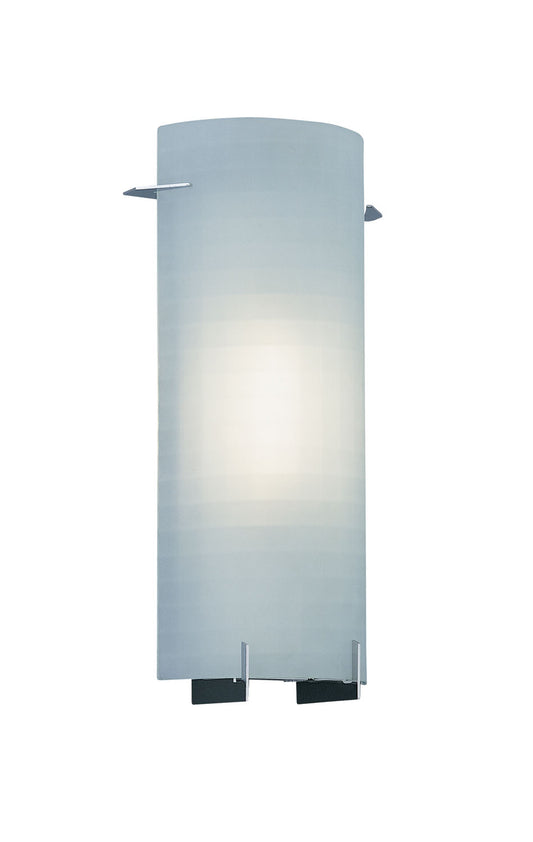 Moderne One Light Wall Sconce in Chrome