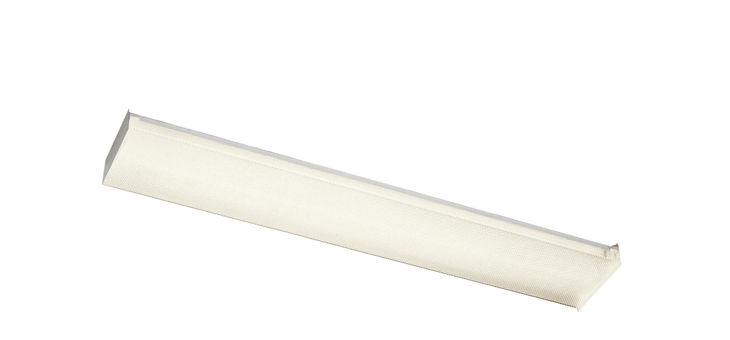 Two Light Flush Mount in White