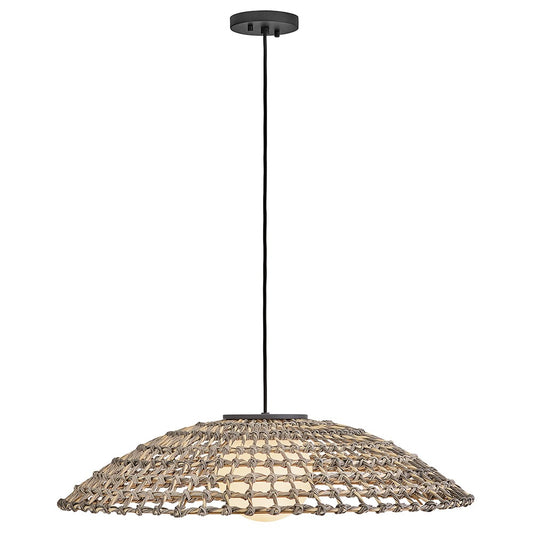 Arlen LED Hanging Lantern in Black