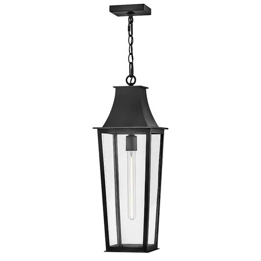 Georgetown LED Hanging Lantern in Black