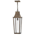 Georgetown LED Hanging Lantern in Burnished Bronze