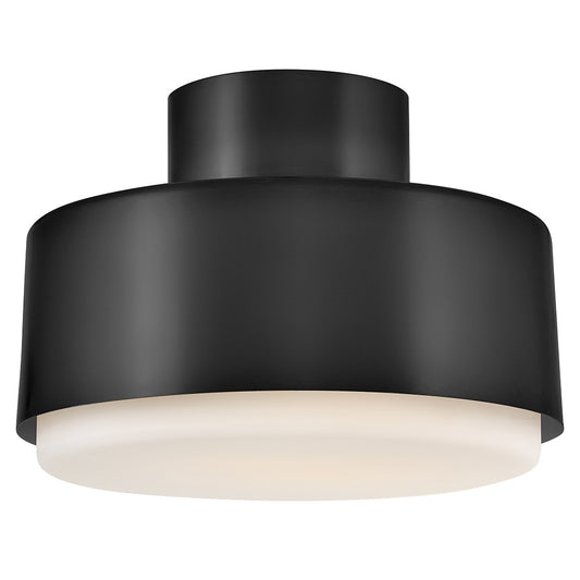 Cedric LED Semi-Flush Mount in Black