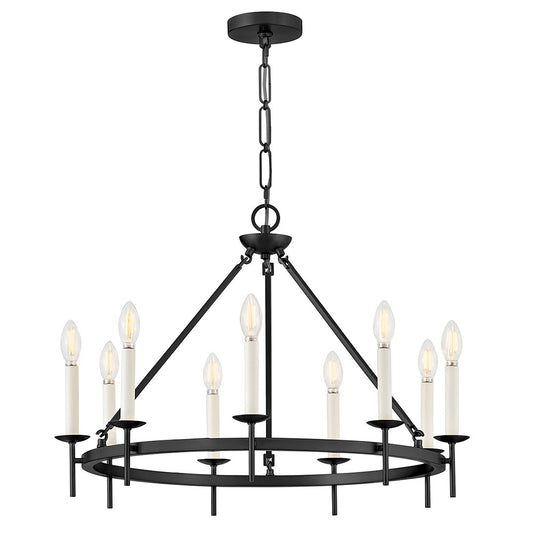 Copley LED Chandelier in Black