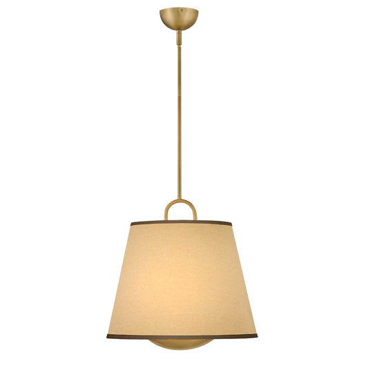 Sonia LED Pendant in Lacquered Brass