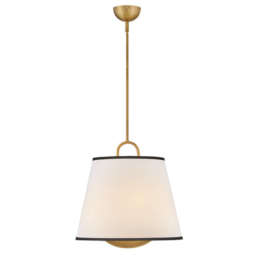 Sonia LED Pendant in Lacquered Brass