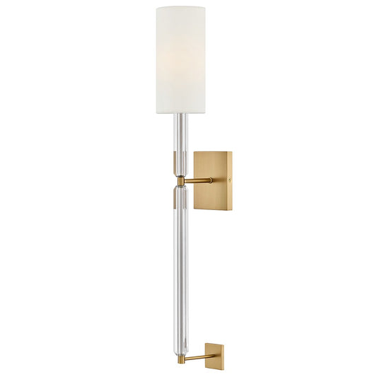 Anika LED Wall Sconce in Lacquered Brass