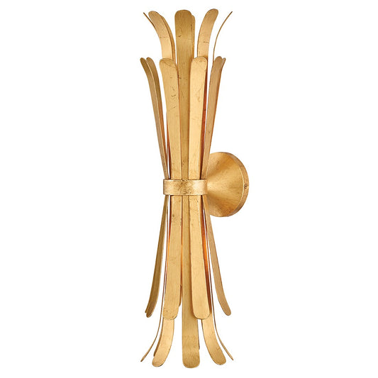 Reina LED Wall Sconce in Distressed Brass