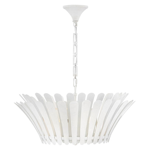 Reina LED Chandelier in Textured Plaster