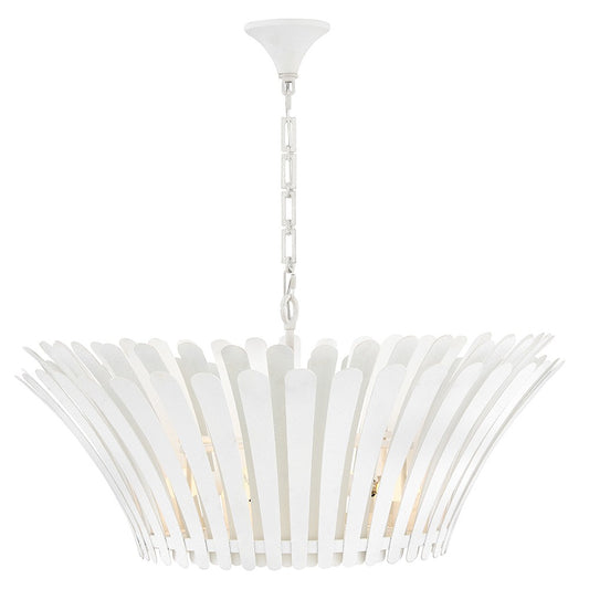 Reina LED Chandelier in Textured Plaster