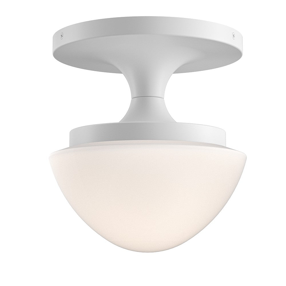 Knox LED Semi-Flush Mount in Chalk White