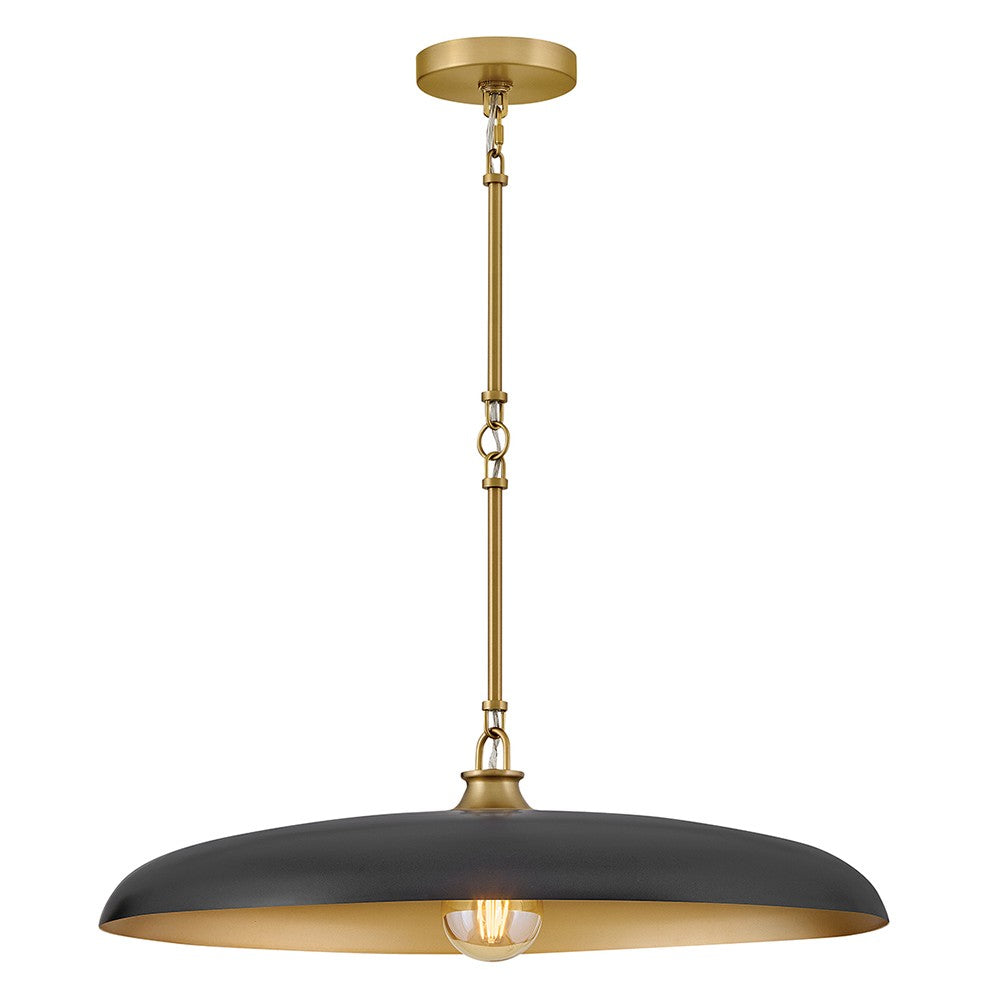 Sadie LED Chandelier in Lacquered Brass