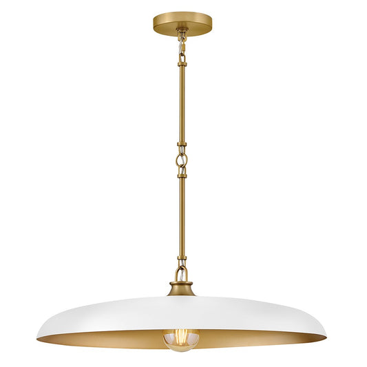 Sadie LED Chandelier in Lacquered Brass