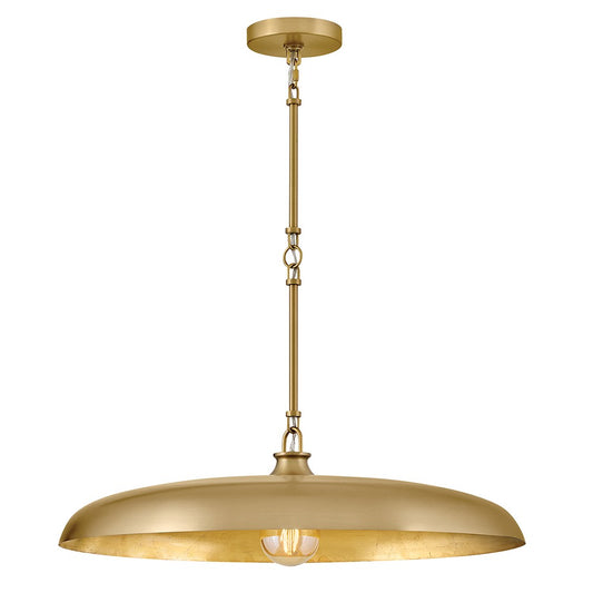 Sadie LED Chandelier in Lacquered Brass