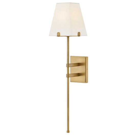 Benton LED Wall Sconce in Lacquered Brass