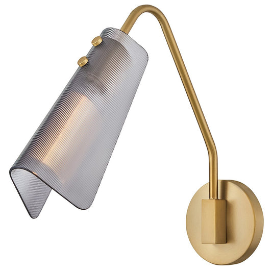 Altman LED Wall Sconce in Lacquered Brass