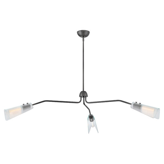 Altman LED Chandelier in Gunmetal